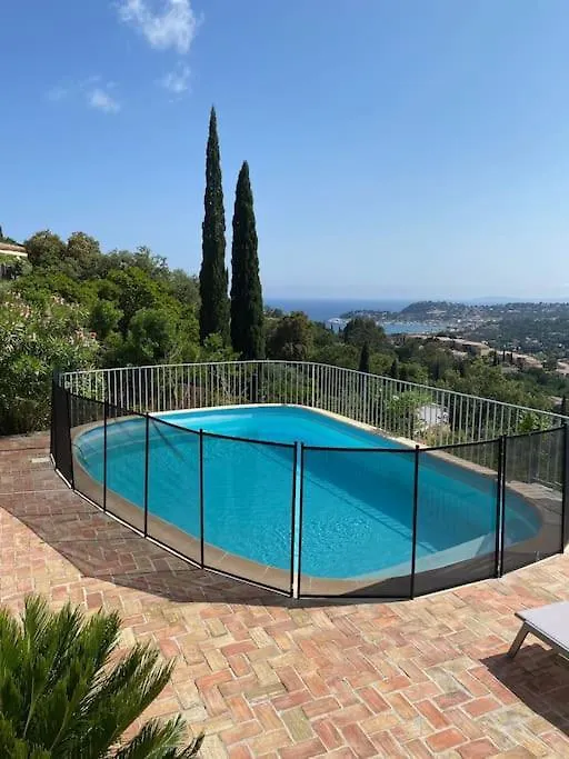 Villa Les Santons Vue Panoramique Mer Golfe De Saint Tropez 4 Etoiles كافالير سور مير